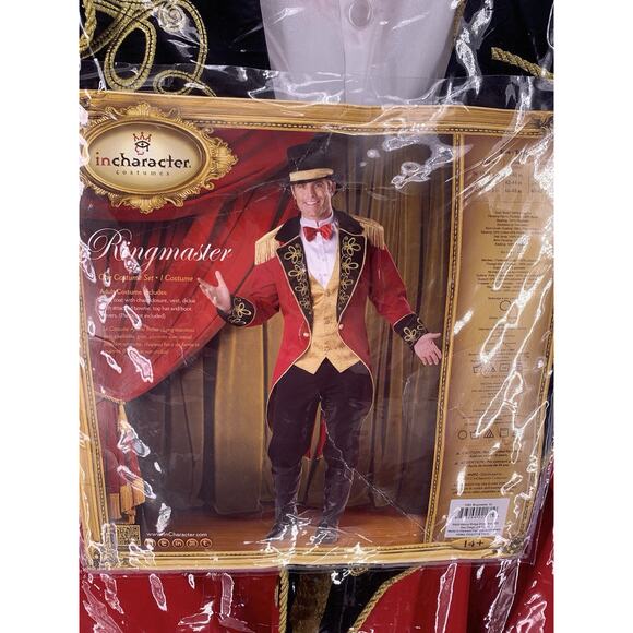 InCharacter Costumes Ringmaster Greatest Showman Inspired Circus Adult Men's XL - Picture 10 of 16